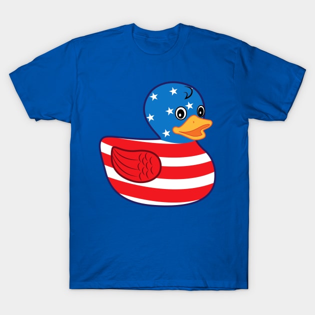 American Rubber Ducky USA T-Shirt by PenguinCornerStore